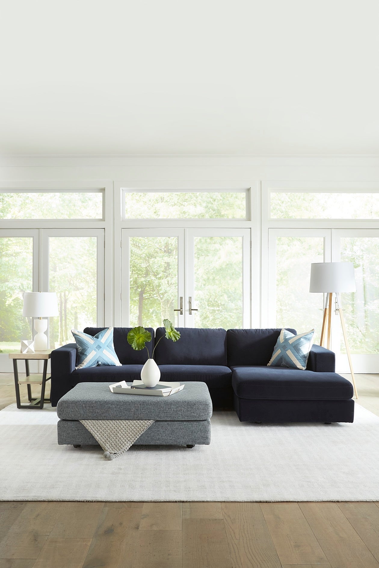 Ensemble Track Arm Sofa With Chaise