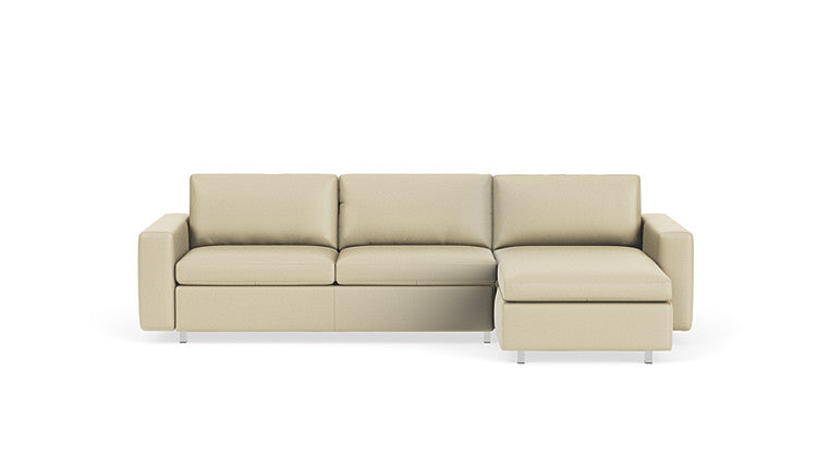 Reva 2-Piece Sectional Sleeper Sofa With Storage Chaise