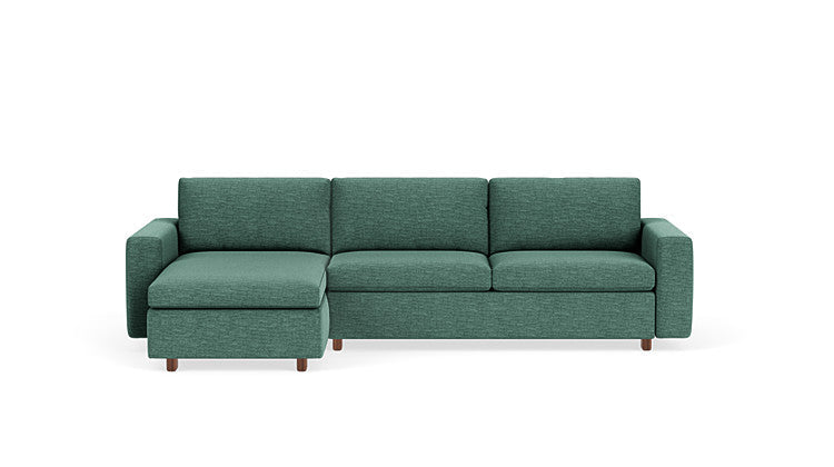 Reva 2-Piece Sectional Sleeper Sofa With Storage Chaise