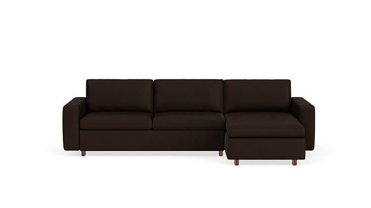 Reva 2-Piece Sectional Sleeper Sofa With Storage Chaise