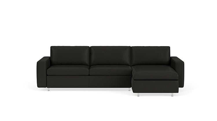 Reva 2-Piece Sectional Sleeper Sofa With Storage Chaise