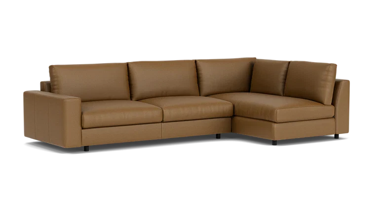 Cello 2-Piece Sectional Sofa With Full Arm Chaise