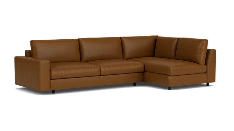 Cello 2-Piece Sectional Sofa With Full Arm Chaise