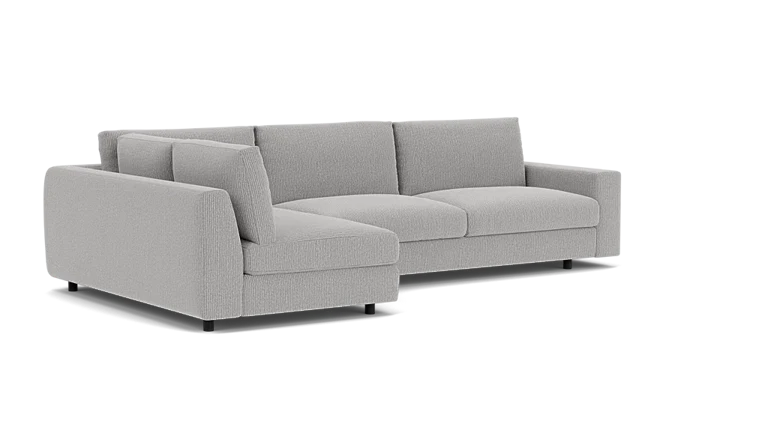 Cello 2-Piece Sectional Sofa With Full Arm Chaise