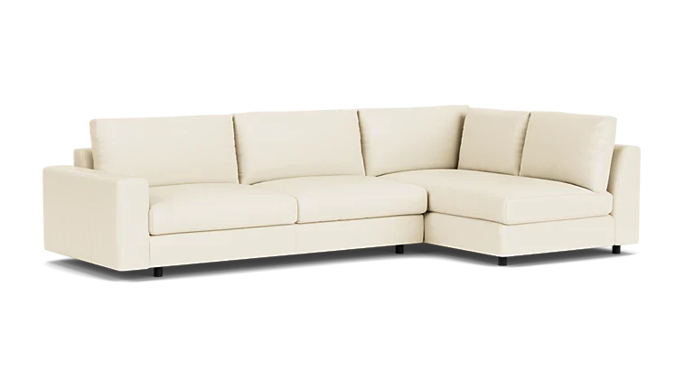 Cello 2-Piece Sectional Sofa With Full Arm Chaise