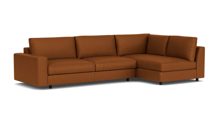Cello 2-Piece Sectional Sofa With Full Arm Chaise