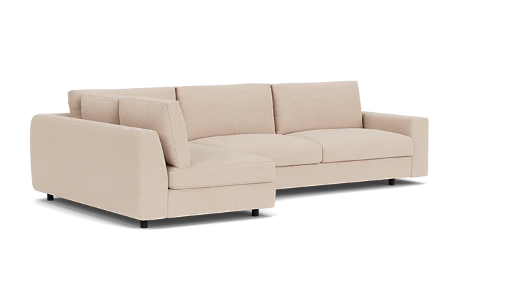 Cello 2-Piece Sectional Sofa With Full Arm Chaise