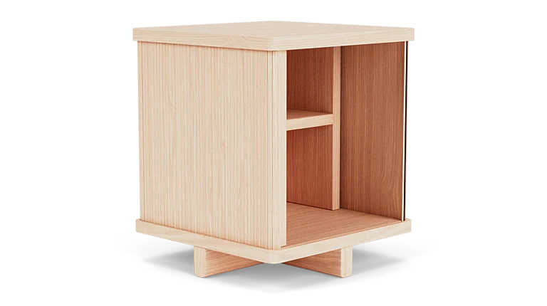 Tambour End Table