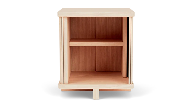 Tambour End Table