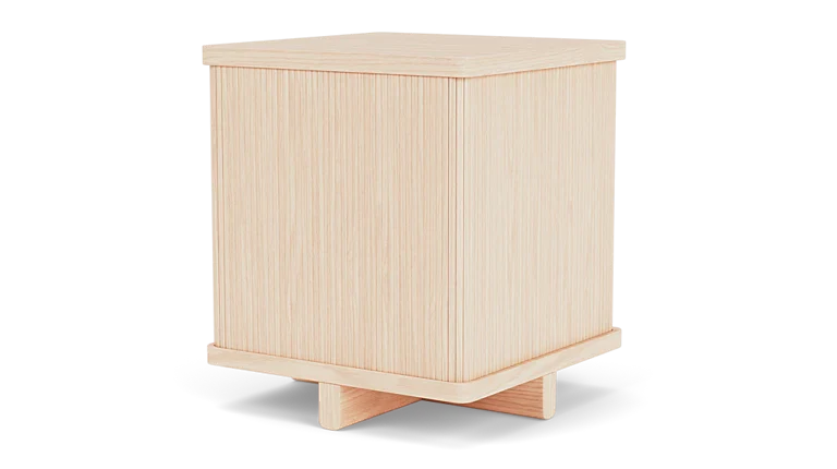 Tambour End Table
