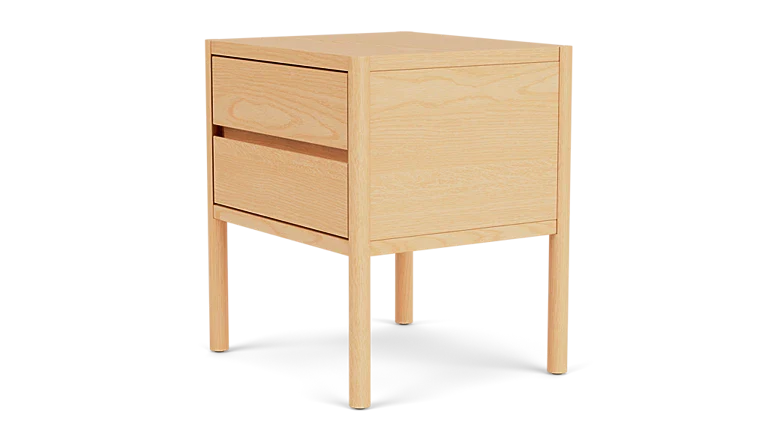 Monarch Double Drawer Nightstand