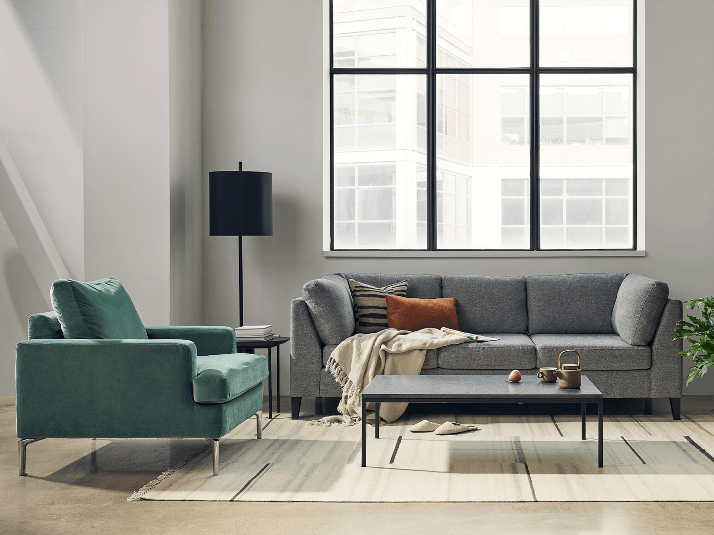 Drum Floor Lamp