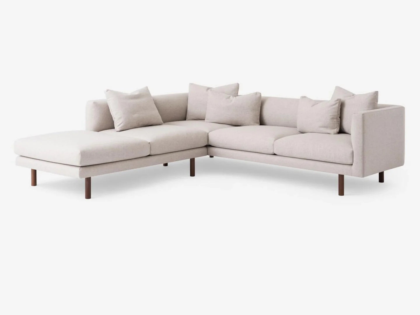 Replay 2-Piece Sectional Sofa With Backless Chaise