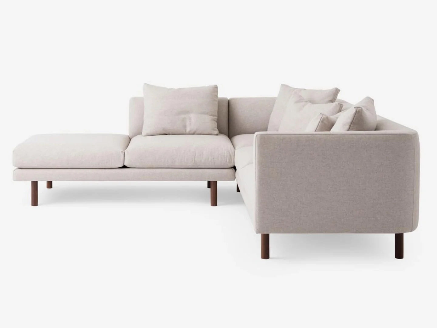 Replay 2-Piece Sectional Sofa With Backless Chaise
