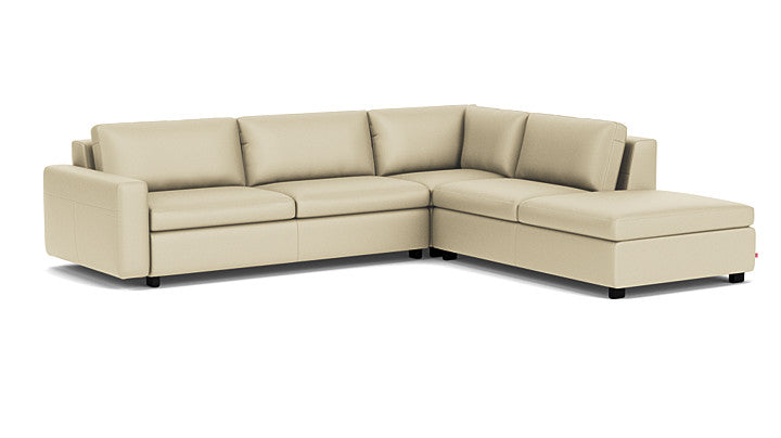 Reva 3-Piece Sectional Storage Sofa With Backless Chaise