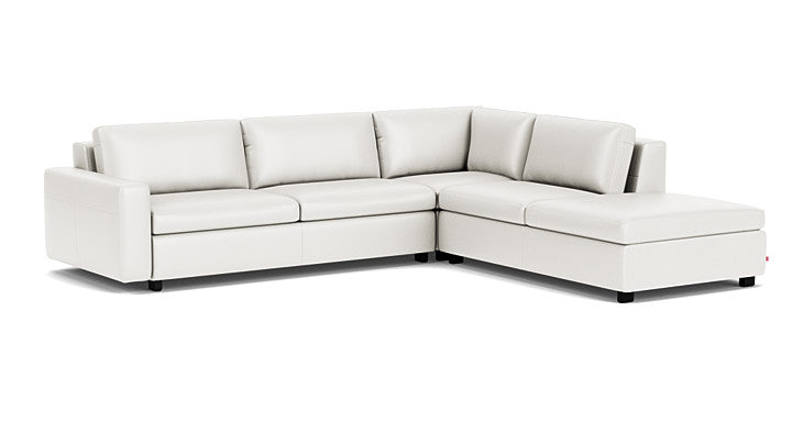 Reva 3-Piece Sectional Storage Sofa With Backless Chaise