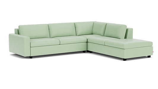 Reva 3-Piece Sectional Storage Sofa With Backless Chaise
