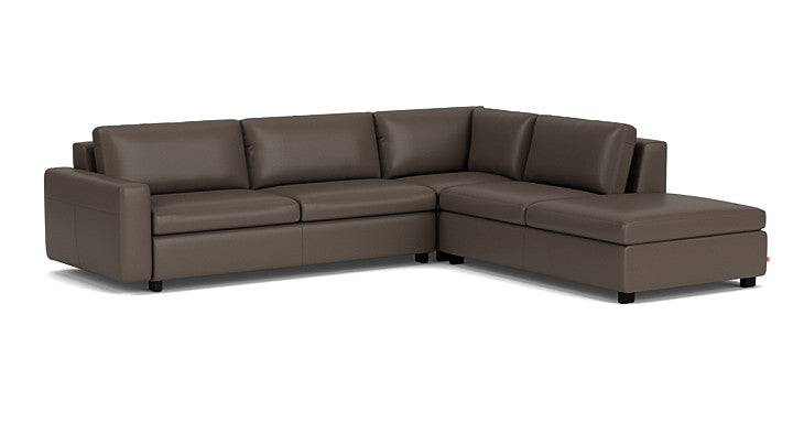 Reva 3-Piece Sectional Storage Sofa With Backless Chaise