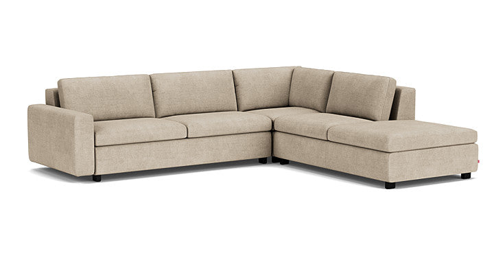 Reva 3-Piece Sectional Storage Sofa With Backless Chaise