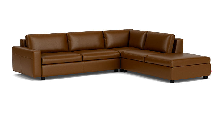 Reva 3-Piece Sectional Storage Sofa With Backless Chaise