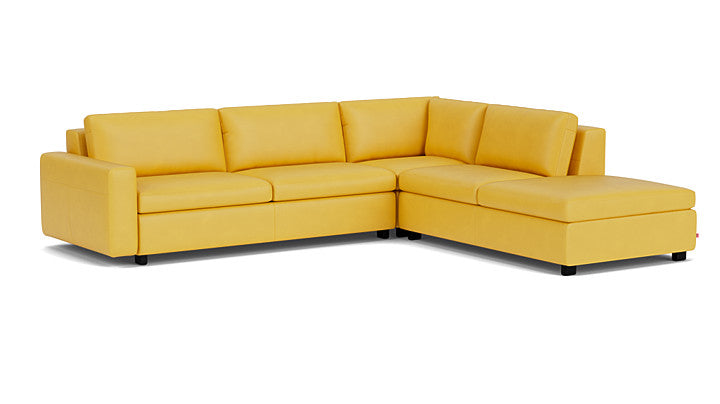 Reva 3-Piece Sectional Storage Sofa With Backless Chaise