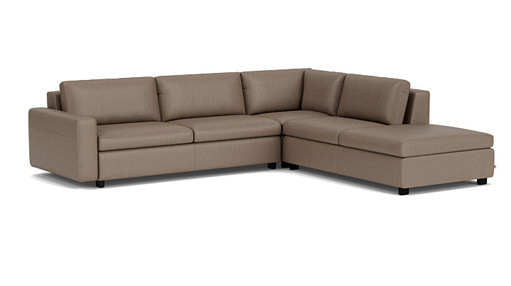 Reva 3-Piece Sectional Storage Sofa With Backless Chaise