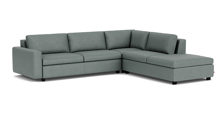 Reva 3-Piece Sectional Storage Sofa With Backless Chaise