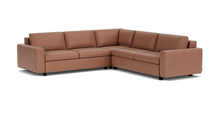 Reva 3-Piece Sectional Sleeper Sofa With Storage Loveseat