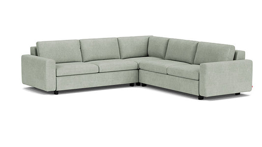 Reva 3-Piece Sectional Sleeper Sofa With Storage Loveseat