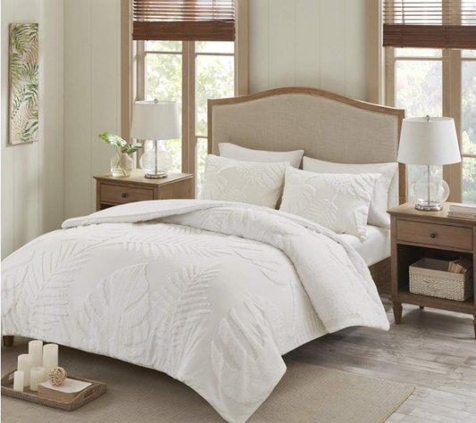 Madison Park Tufted Chenille 100% Cotton Duvet