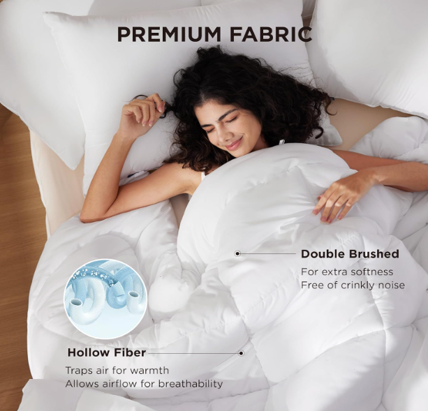 Bedsure Comforter Down Alternative Duvet Insert