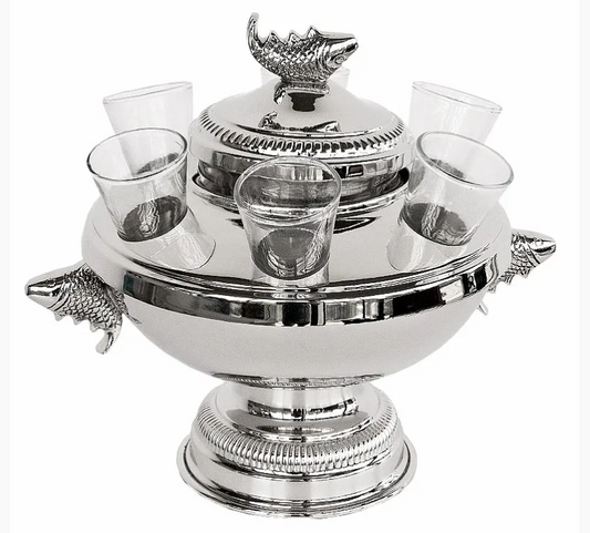 Hand-made Caviar Bowl 29 x 21 x 18 cm