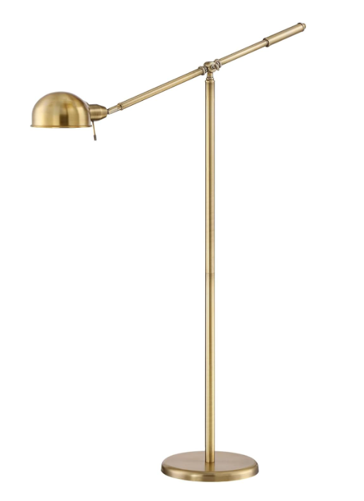Dawson Traditional 55" Tall Standing Floor Lamp Gold
