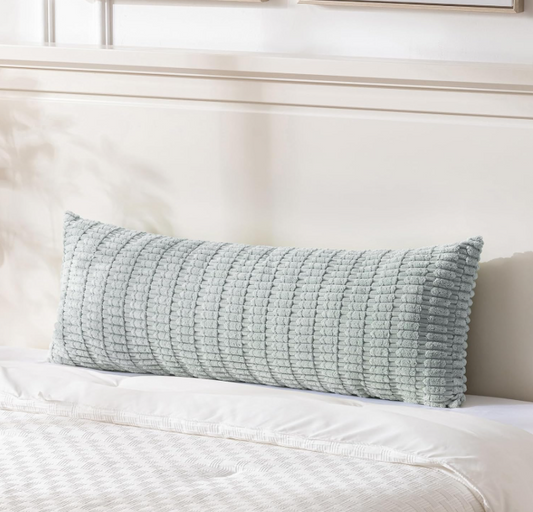 Fancy Homi Boho Long Lumbar Body Pillow Corduroy