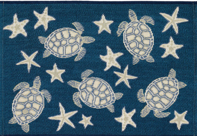 Liora Manne Esencia Turtle and Stars Mat