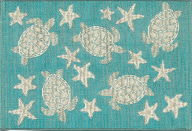 Liora Manne Esencia Turtle and Stars Mat
