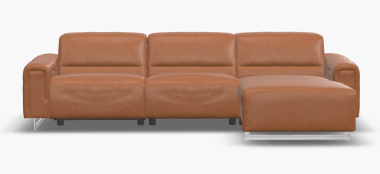 Armina 3-piece Sectional Sofa With Reclining Chaise