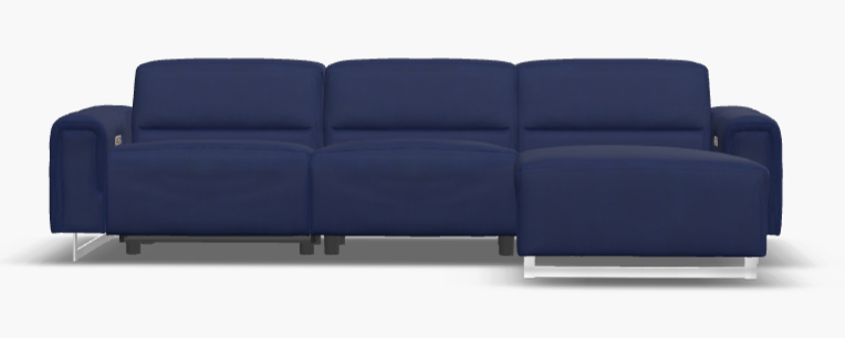 Armina 3-piece Sectional Sofa With Reclining Chaise