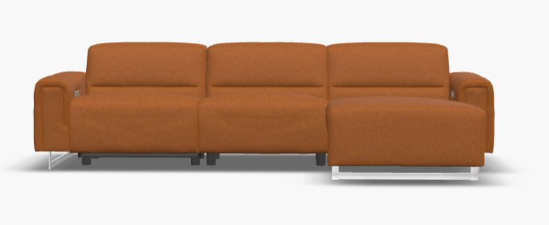 Armina 3-piece Sectional Sofa With Reclining Chaise