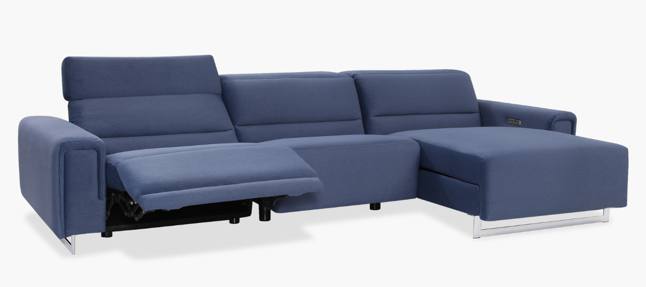 Armina 3-piece Sectional Sofa With Reclining Chaise