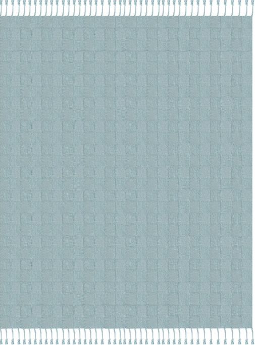 Hand Woven Checkered 100% Cotton Throw 50 x 60"