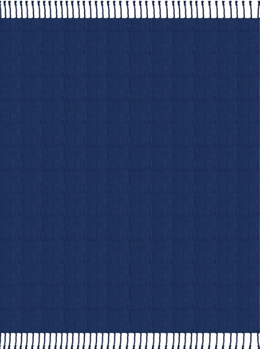 Hand Woven Checkered 100% Cotton Throw 50 x 60"
