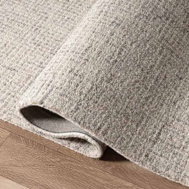 Criss Cross Hand Tufted 100% Wool Rug