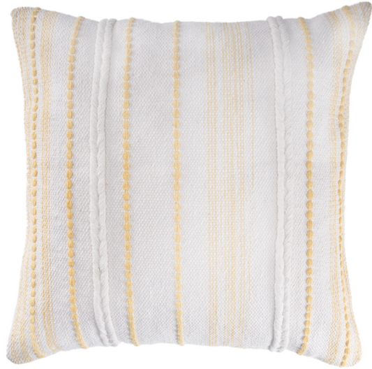 Hand-Woven 100% Cotton Pillow 20 x 20"
