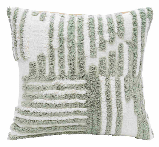 Hand-Woven 100% Cotton Pillow 22 x 22"