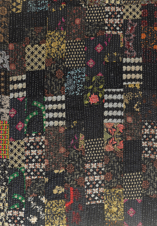 Hand Stitched Patchwork Throw 50 x 70"