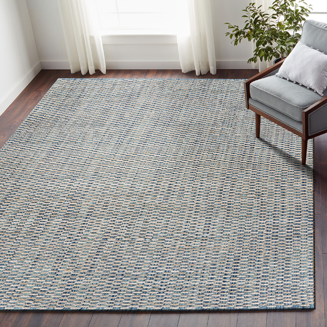 Hand Woven Jute and Cotton Indoor Rug
