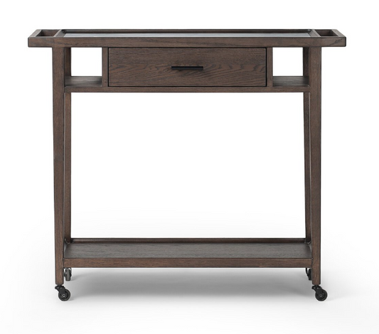 Dorrit Bar Cart Brown Oak