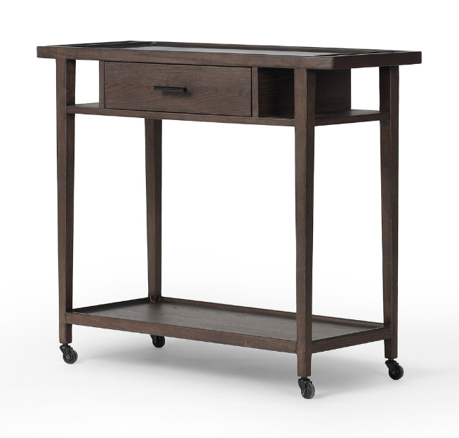 Dorrit Bar Cart Brown Oak