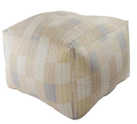 Hand-Made 100% Cotton XL Pouf